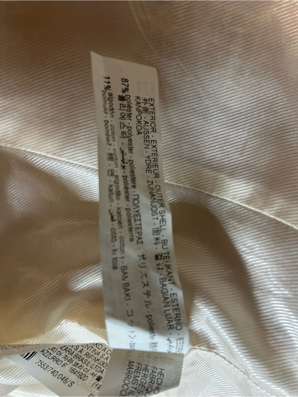 Zara Light Pink Tweed Double-Breasted Blazer - Picture 5 of 5